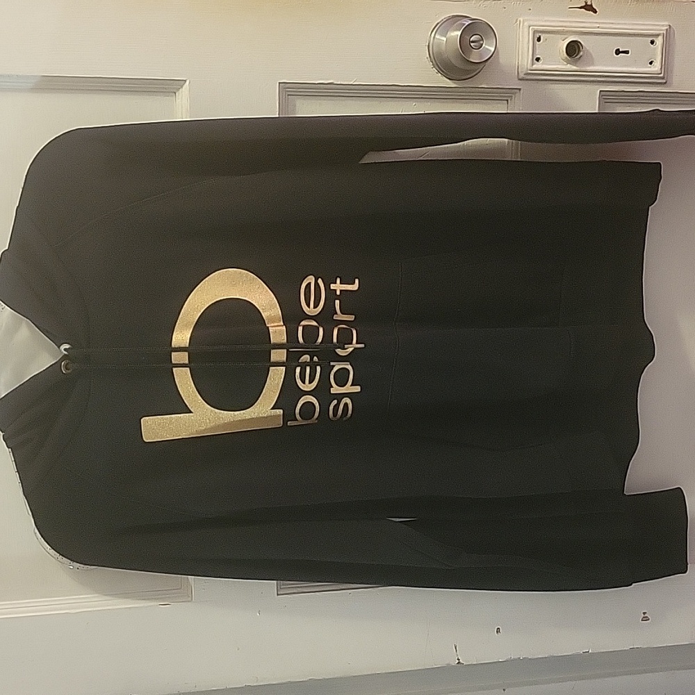Bebe Sport Black Hoodie with Logo